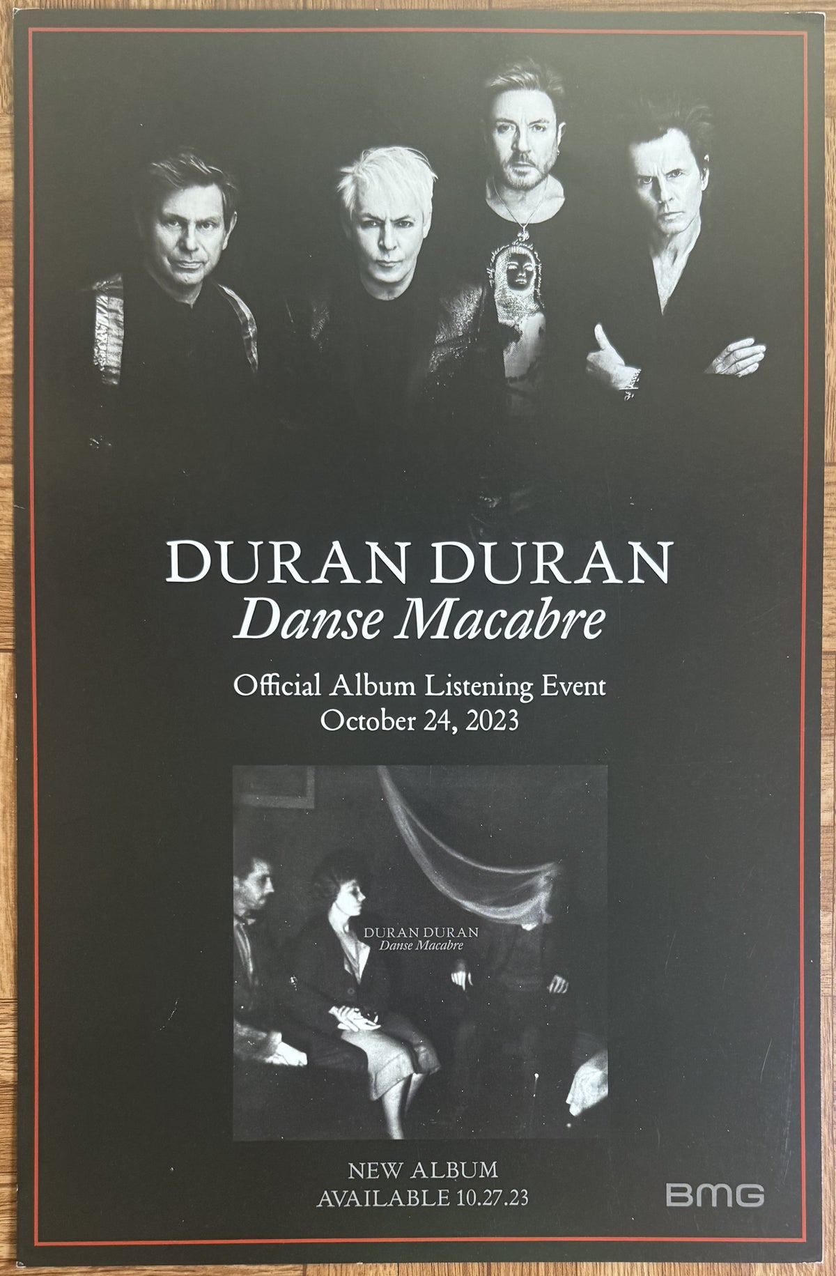 Duran Duran Danse Macabre Original 2023 Promotional Poster 11x17
