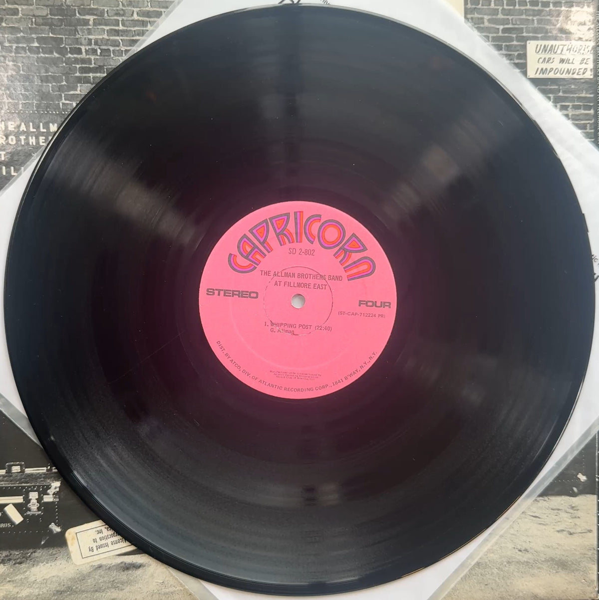 Allman Bros Band At Fillmore East 1971 US 1st Press Club Edtn VG/VG+
