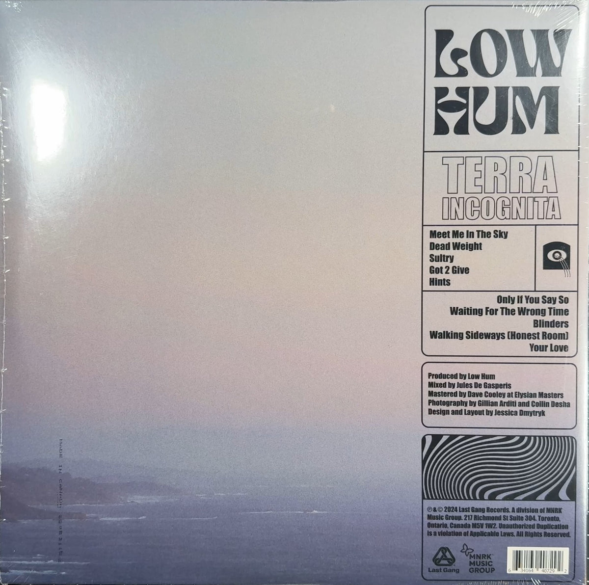 Low Hum - Terra Incognita 2024 Opaque Citrust 180g Vinyl Sealed New