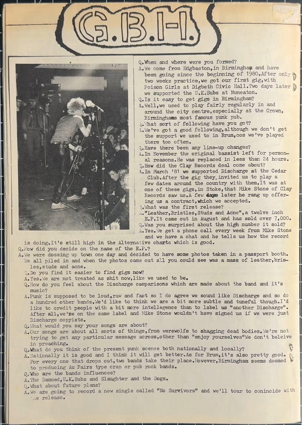 Rare 1981 UK Zine - New Mania No.5 (fka ready-to-ruck) Excellent Condition