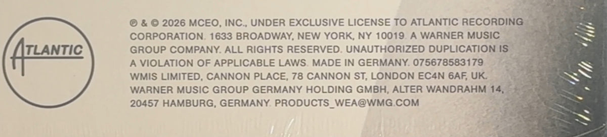 MILEY Cyrus Bass Persuades German Import Bonus Track Smile Lipstick Red Vinyl LP Sealed New