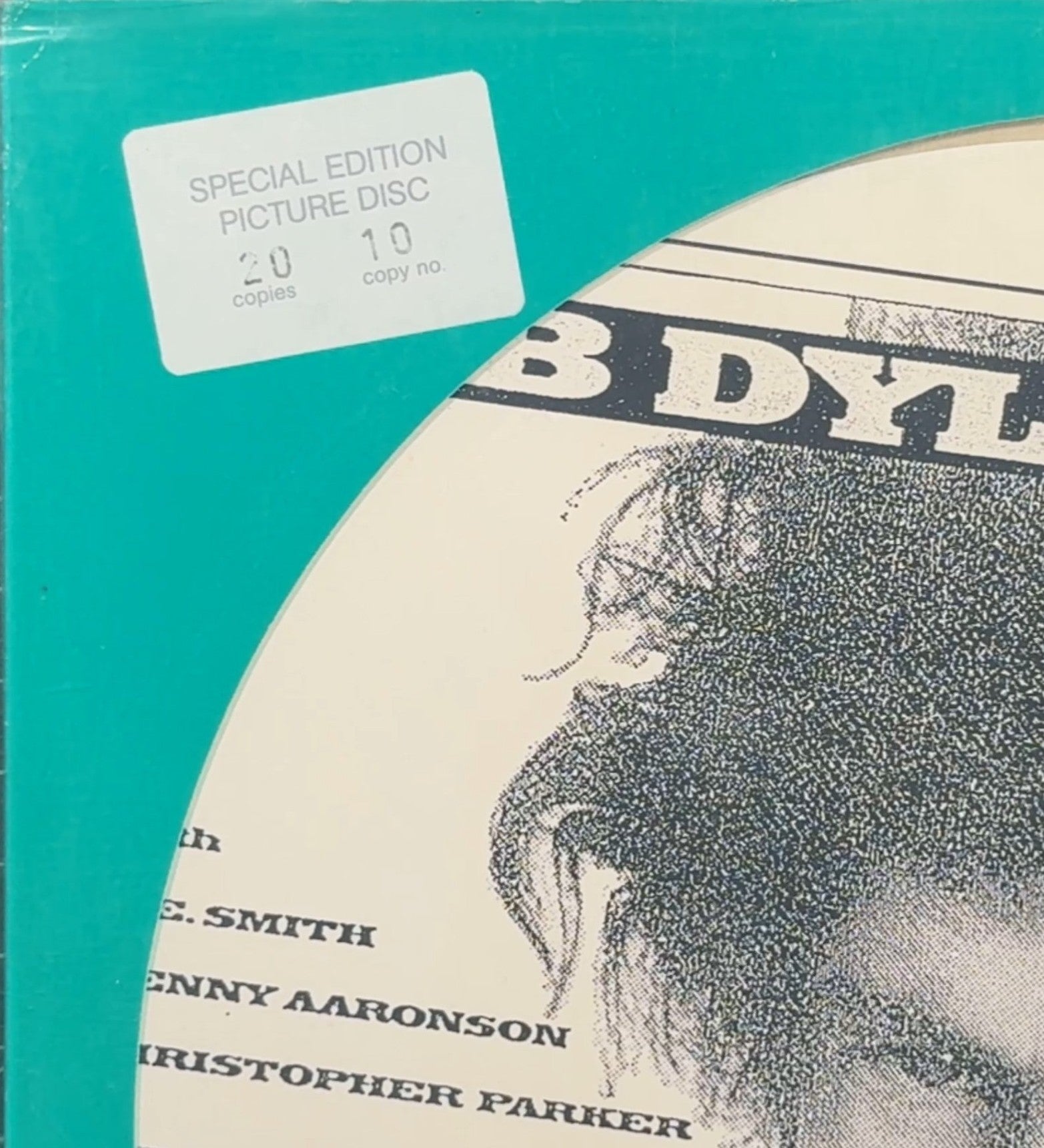 RARE Bob Dylan Going Up The Castle Stairs 1989 German Pic Disc #10/20 Ltd Edtn