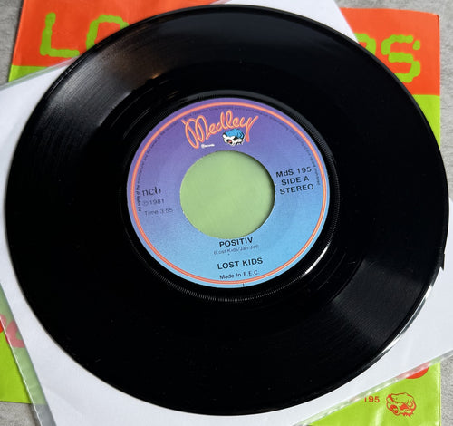 Lost Kids - Positiv / Paranoid 1981 Danish Punk / New Wave 7" VG+/VG+