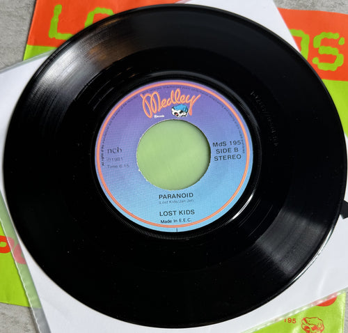 Lost Kids - Positiv / Paranoid 1981 Danish Punk / New Wave 7" VG+/VG+