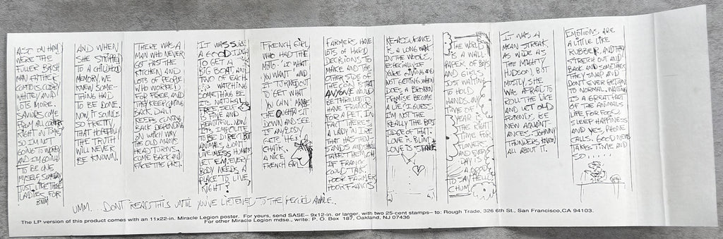 Miracle Legion - Me And Mr. Ray 1989 US Cassette VG+