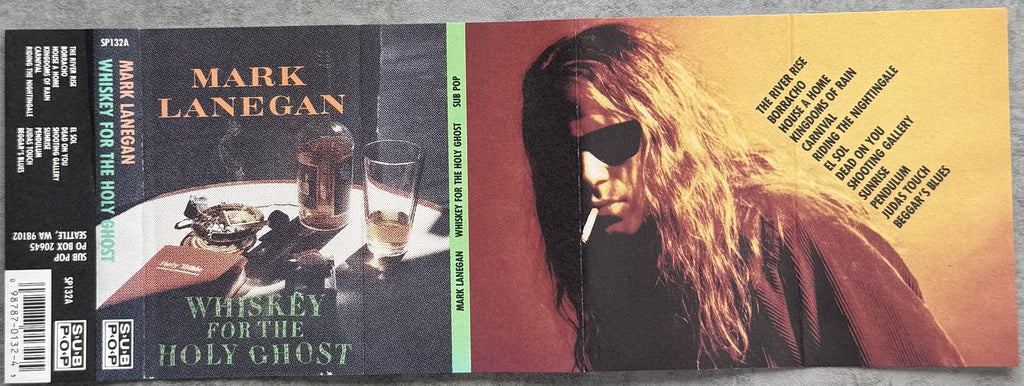 Mark Lanegan - Whiskey For The Holy Ghost 1994 US Cassette VG+