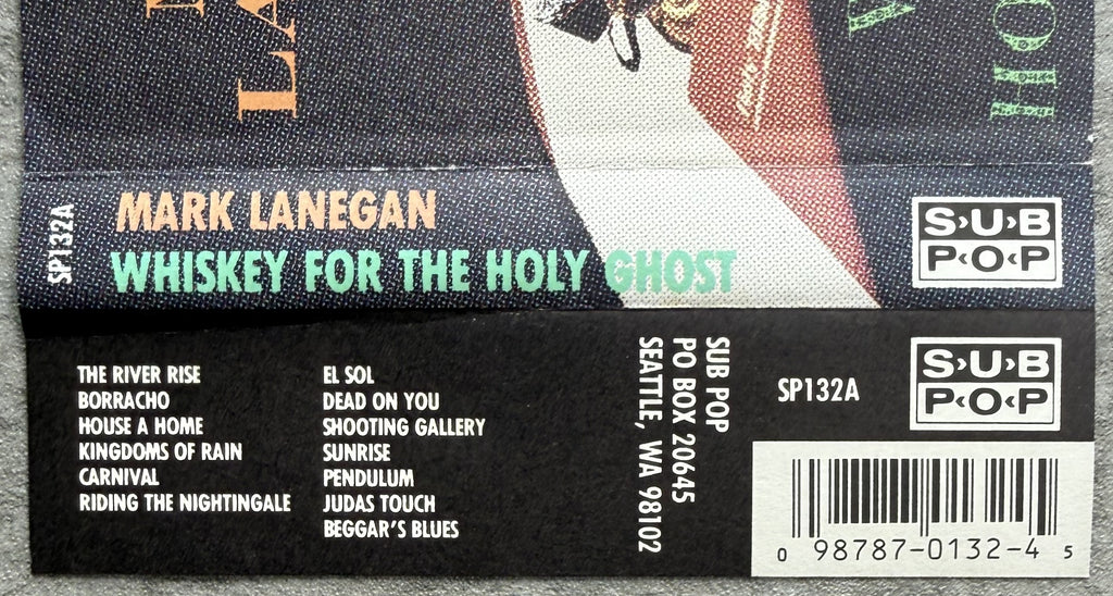 Mark Lanegan - Whiskey For The Holy Ghost 1994 US Cassette VG+