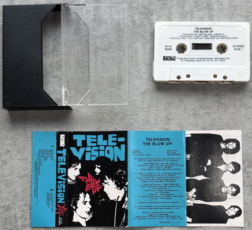 Television - The Blow Up 1982 US 1st Release Cassette VG+