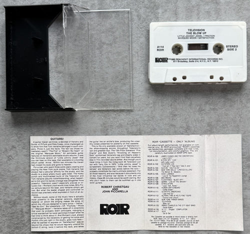 Television - The Blow Up 1982 US 1st Release Cassette VG+
