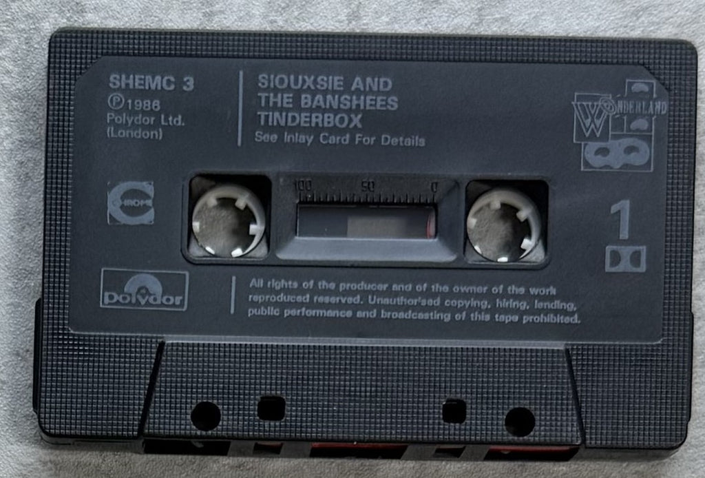 Siouxsie & The Banshees - Tinderbox 1980s UK reissue VG+ cassette