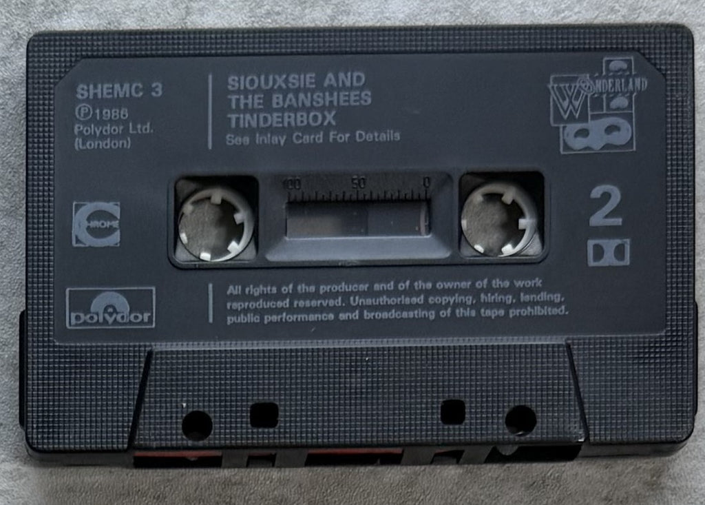 Siouxsie & The Banshees - Tinderbox 1980s UK reissue VG+ cassette