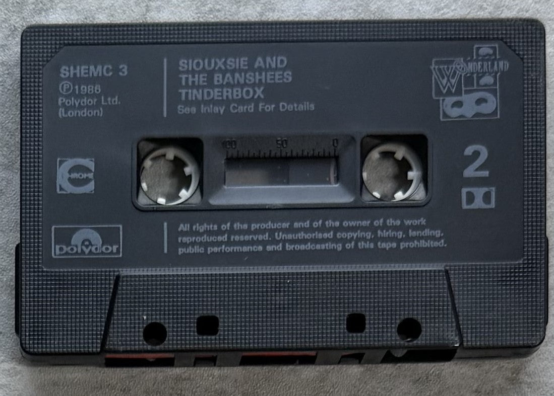 Siouxsie & The Banshees - Tinderbox 1980s UK reissue VG+ cassette