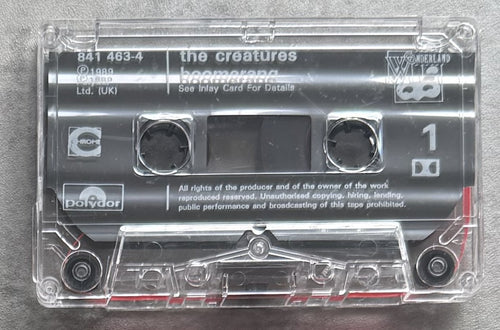 The Creatures - Boomerang 1989 UK Import Cassette VG+