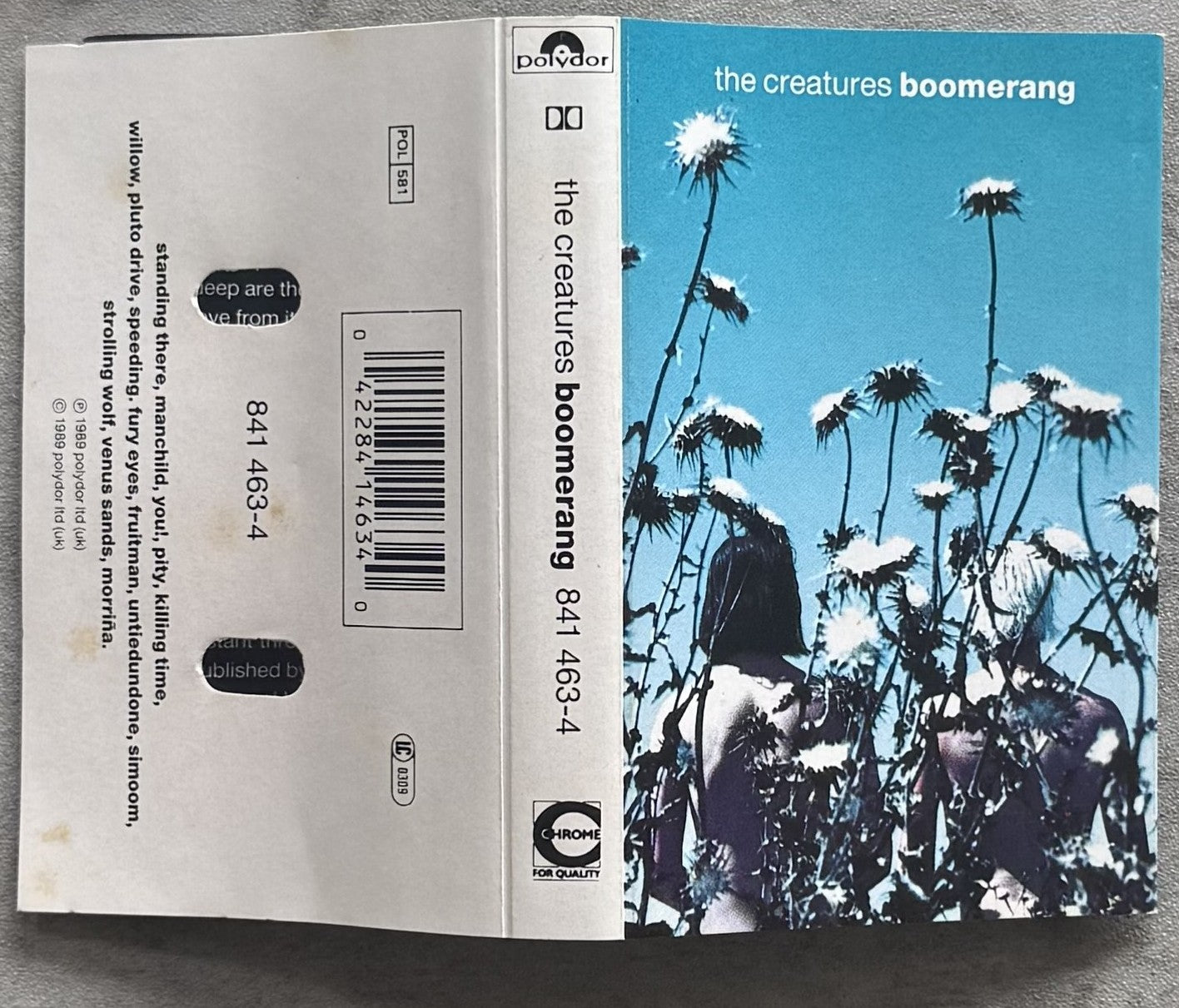 The Creatures - Boomerang 1989 UK Import Cassette VG+