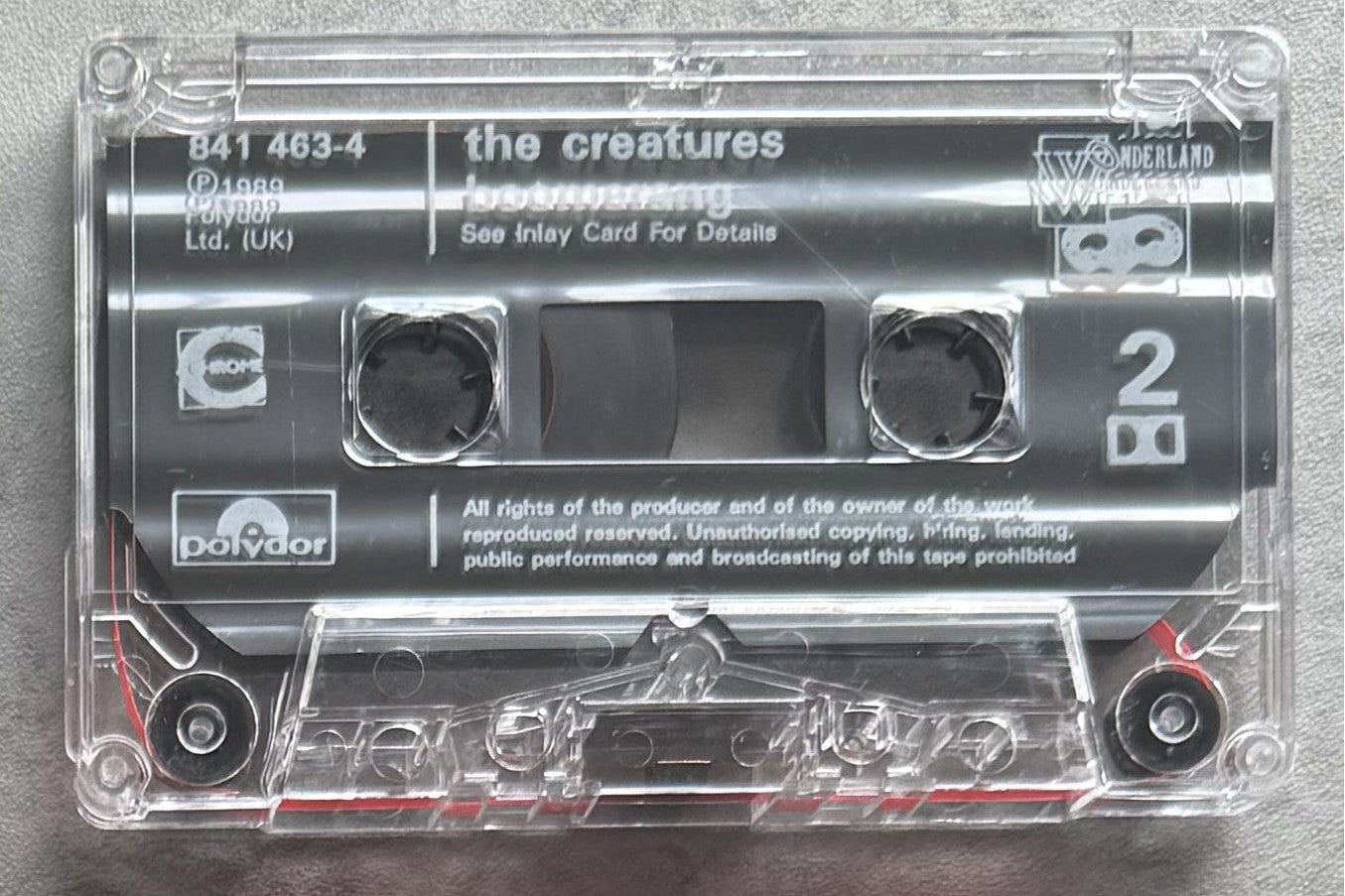 The Creatures - Boomerang 1989 UK Import Cassette VG+