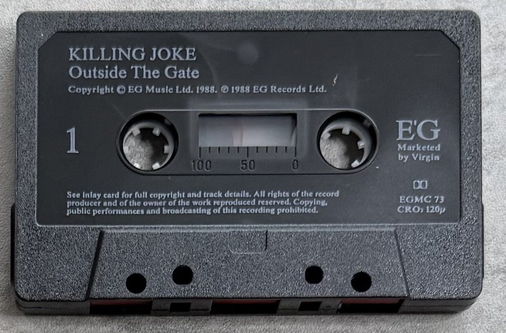 Killing Joke - Outside The Gate 1988 UK Import Cassette VG+