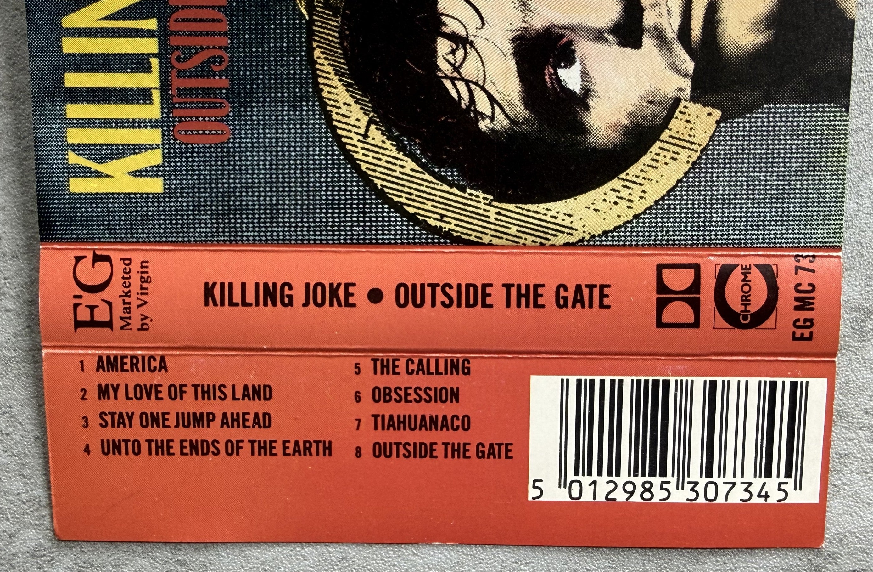 Killing Joke - Outside The Gate 1988 UK Import Cassette VG+