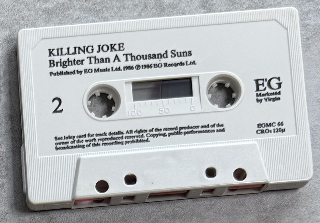 Killing Joke - Brighter Than A Thousand Suns 1986 UK Cassette VG+