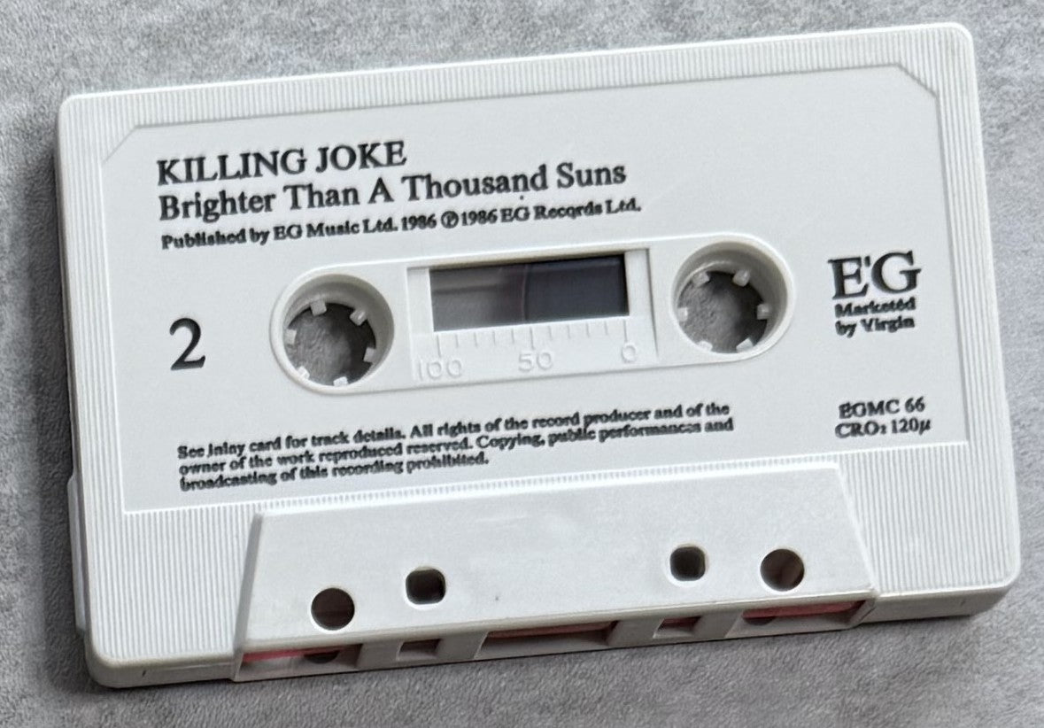 Killing Joke - Brighter Than A Thousand Suns 1986 UK Cassette VG+