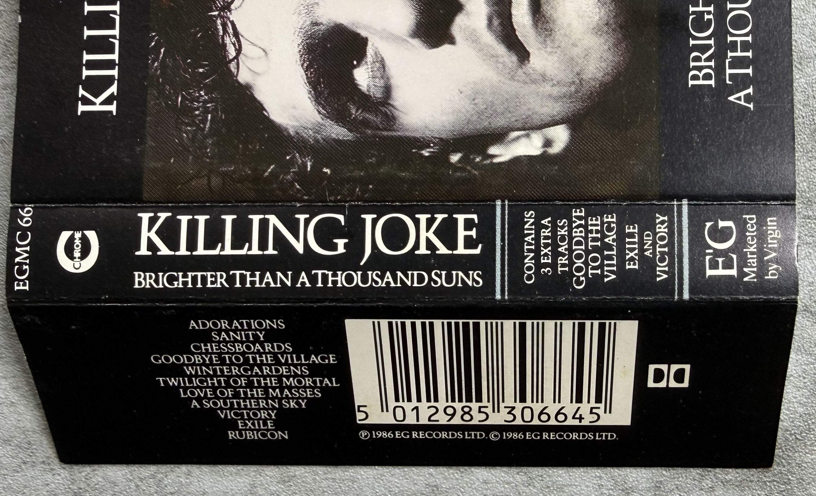 Killing Joke - Brighter Than A Thousand Suns 1986 UK Cassette VG+