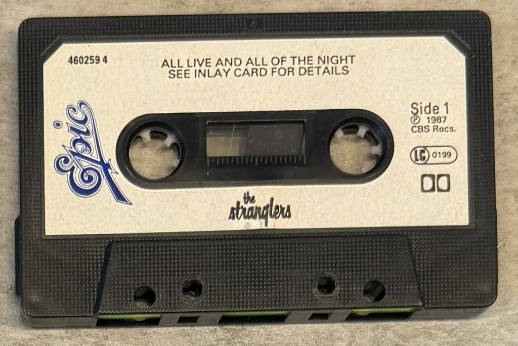 The Stranglers - All Live And All Of The Night 1988 UK Cassette VG+