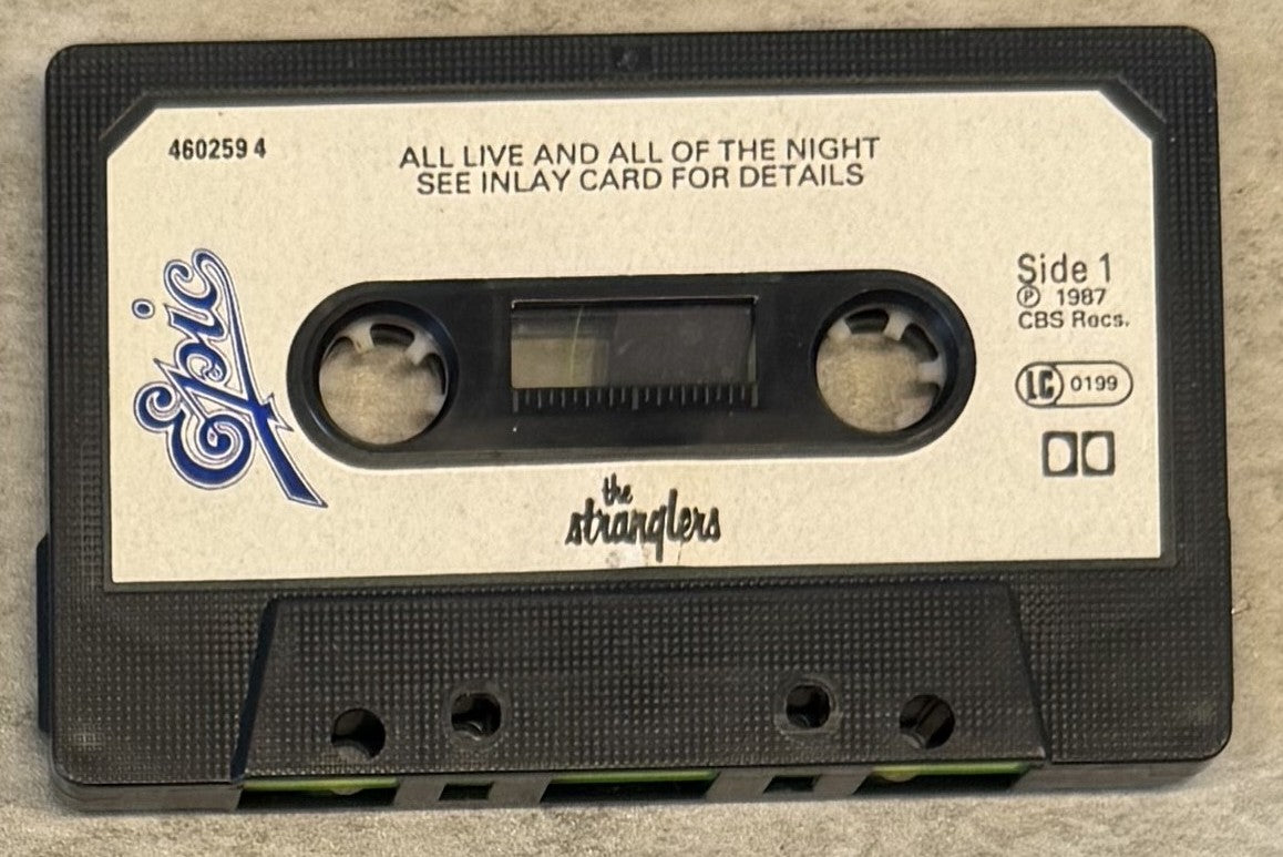 The Stranglers - All Live And All Of The Night 1988 UK Cassette VG+