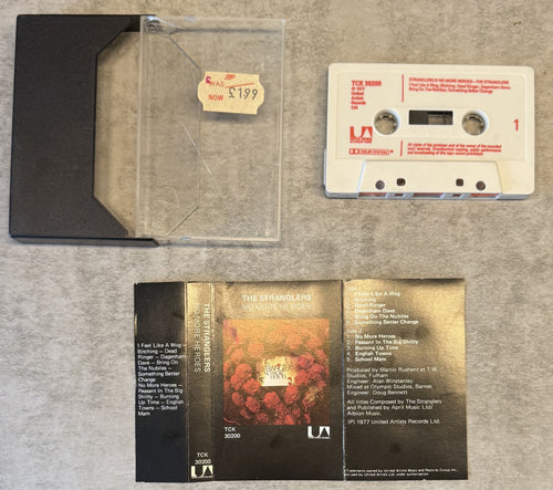 The Stranglers - No More Heroes 1977 UK Cassette VG+