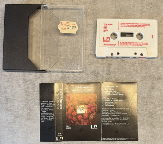 The Stranglers - No More Heroes 1977 UK Cassette VG+