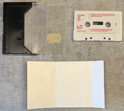 The Stranglers - No More Heroes 1977 UK Cassette VG+