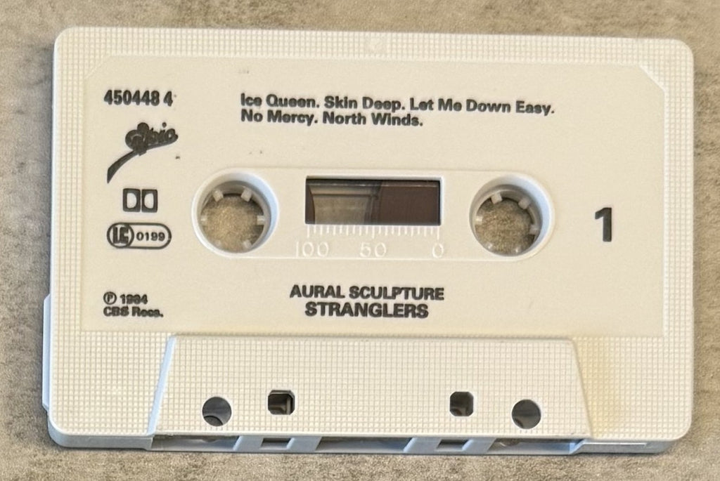 The Stranglers - Aural Sculpture 1980s Euro Cassette VG+