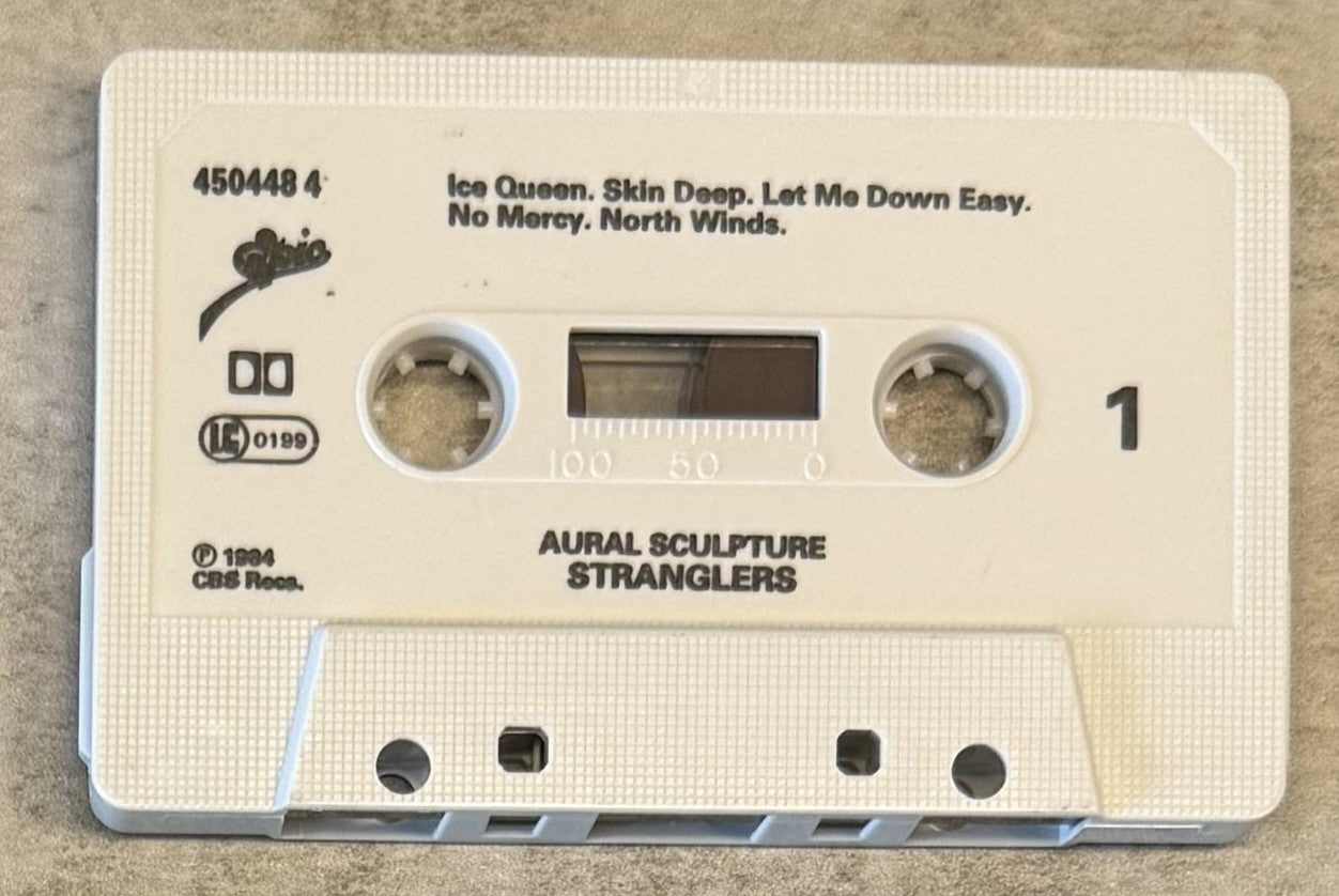 The Stranglers - Aural Sculpture 1980s Euro Cassette VG+