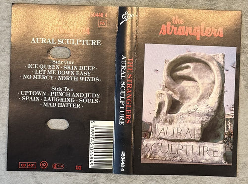 The Stranglers - Aural Sculpture 1980s Euro Cassette VG+