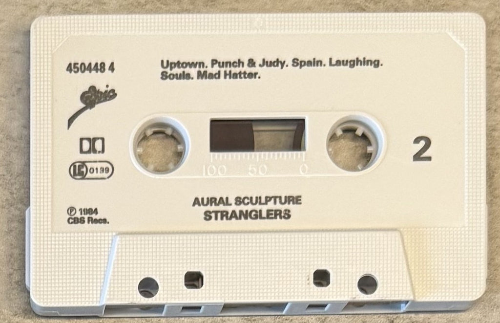 The Stranglers - Aural Sculpture 1980s Euro Cassette VG+