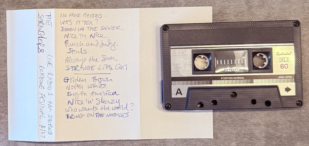 The Stranglers - 2 bootleg cassette VG+ (Reading Fest & The Men In Black/Dreamtime)