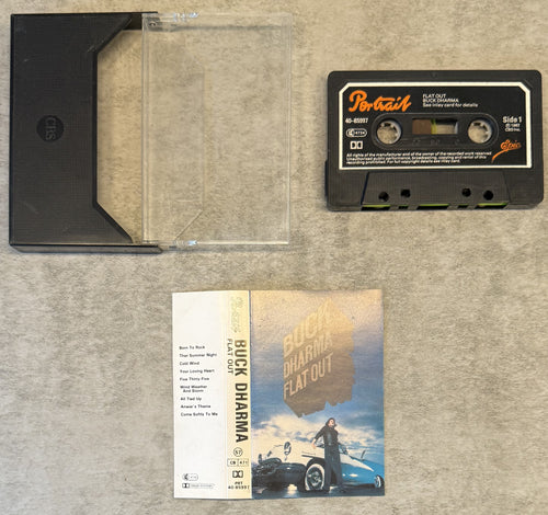 Buck Dharma - Flat Out 1982 UK cassette VG+ (Blue Oyster Cult)