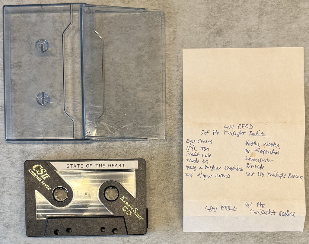 Lou Reed Set The Twilight Reeling UK bootleg cassette VG+