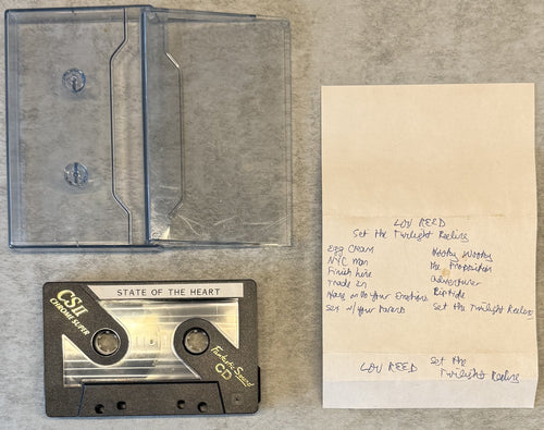 Lou Reed Set The Twilight Reeling UK bootleg cassette VG+