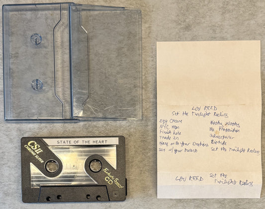 Lou Reed Set The Twilight Reeling UK bootleg cassette VG+