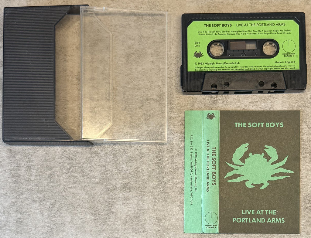 The Soft Boys - Live At The Portland Arms UK 1983 CLANG 1 VG+ cassette
