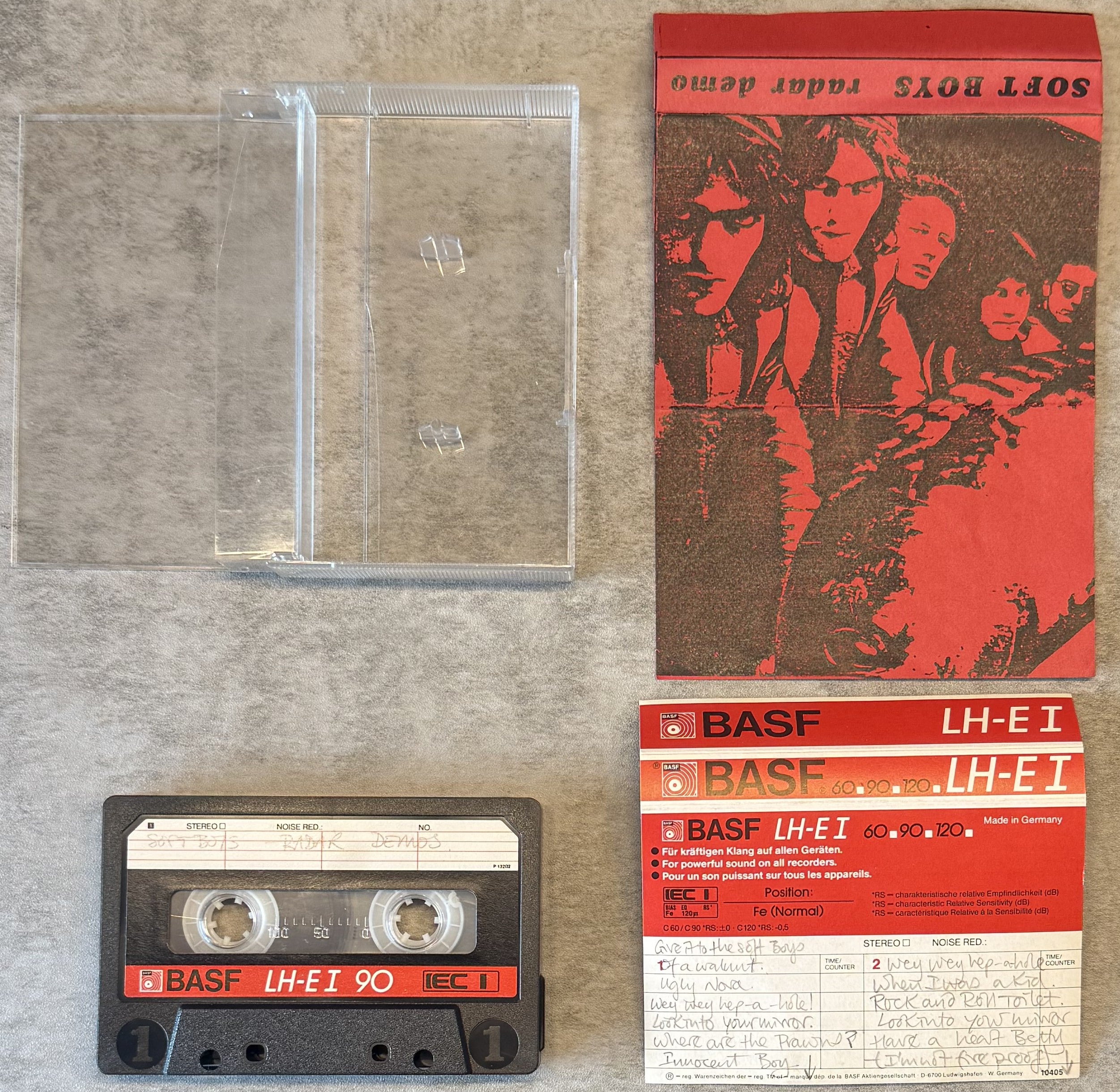 The Soft Boys - Radar Demos bootleg cassette VG+