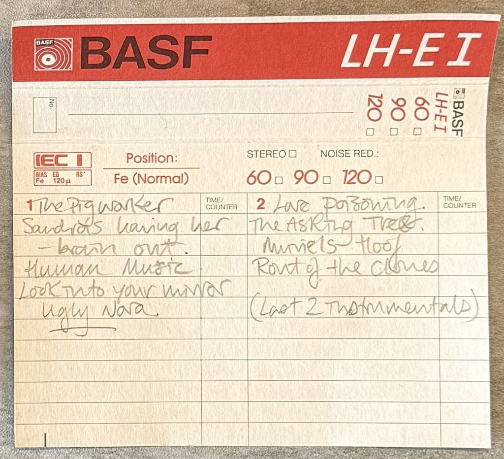 The Soft Boys - Radar Demos bootleg cassette VG+