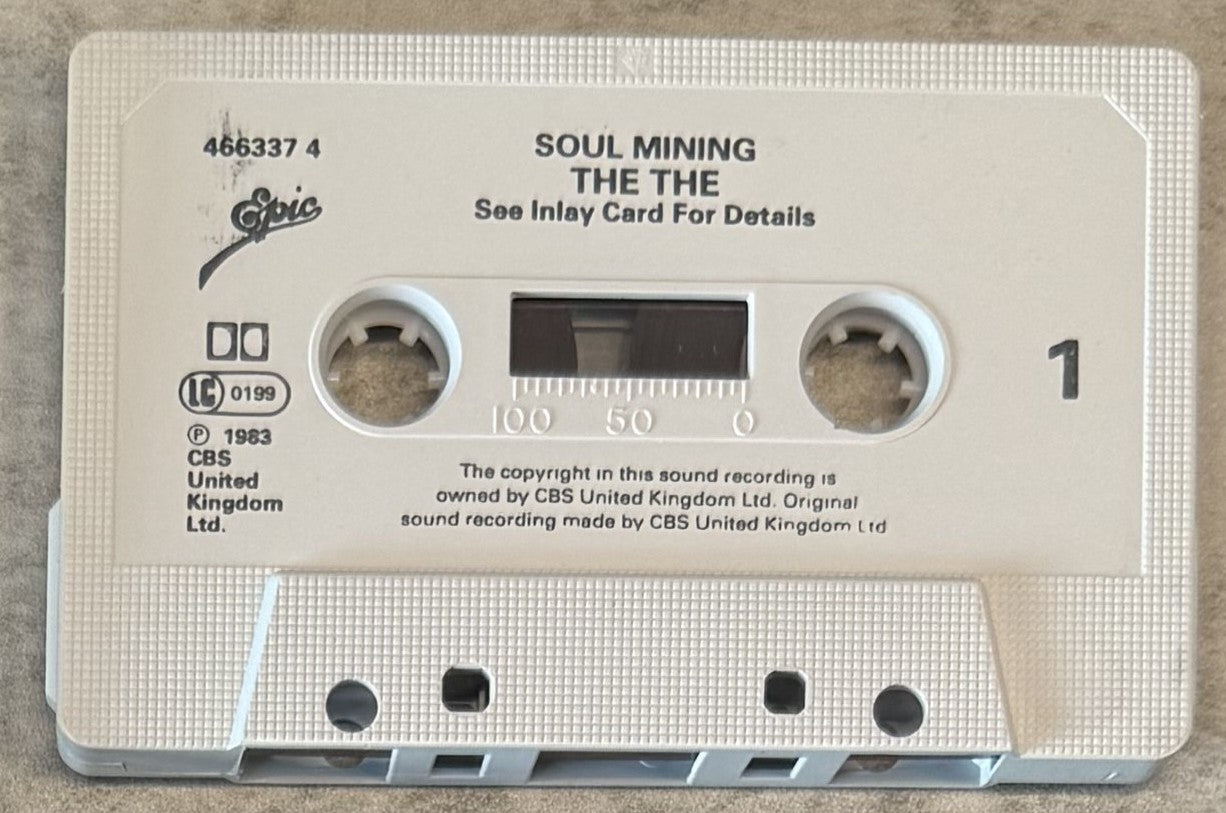 The The - Soul Mining 1980s UK Cassette VG+