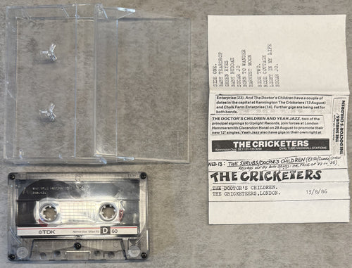 The Doctor's Children - Live UK 1986 Bootleg Cassette VG+