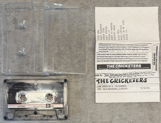 The Doctor's Children - Live UK 1986 Bootleg Cassette VG+