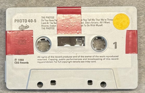 The Photos s/t 1980 UK Cassette VG+