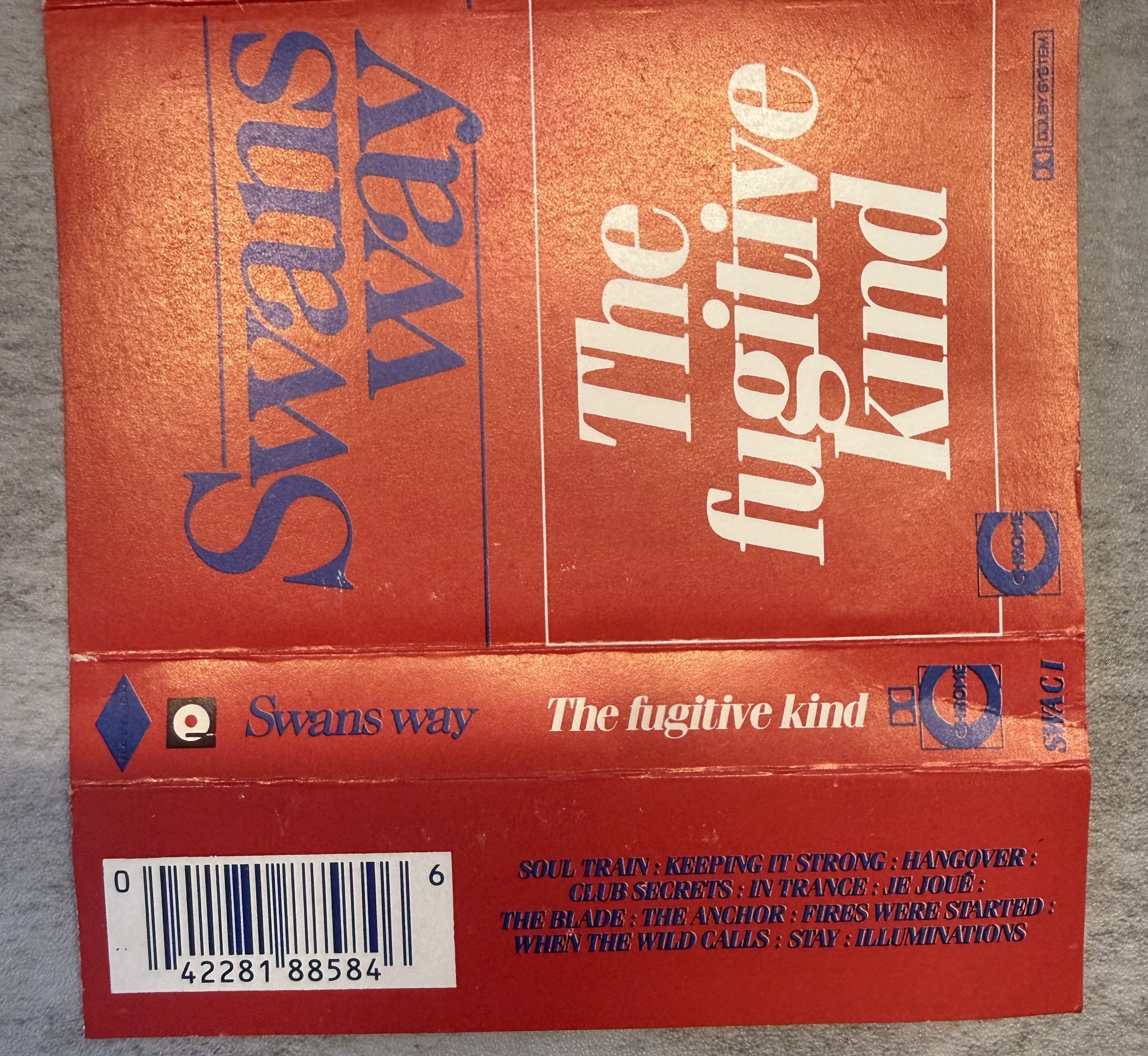 Swans Way - The Fugitive Kind 1984 UK Cassette VG+