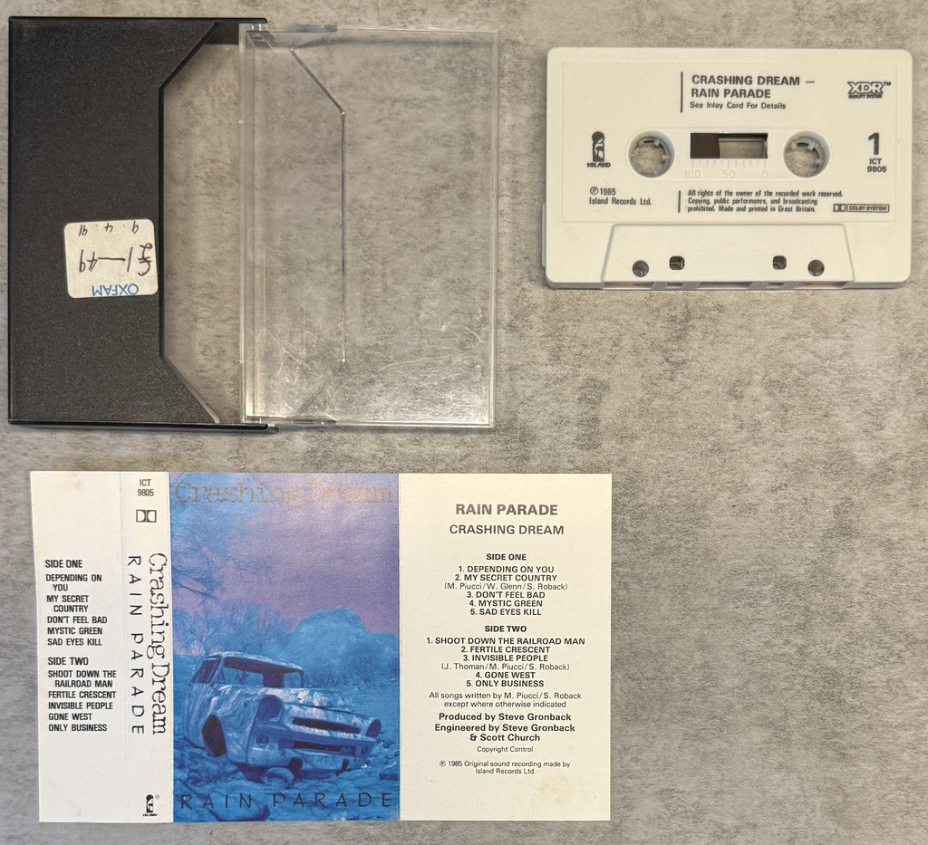 Rain Parade - Crashing Dream 1985 UK Cassette VG+