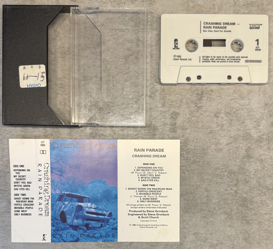 Rain Parade - Crashing Dream 1985 UK Cassette VG+