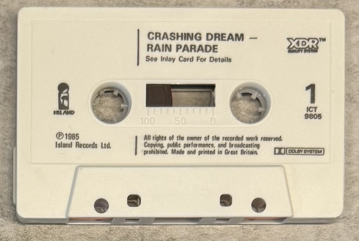 Rain Parade - Crashing Dream 1985 UK Cassette VG+