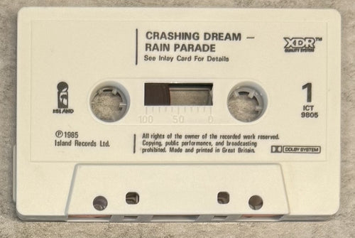 Rain Parade - Crashing Dream 1985 UK Cassette VG+